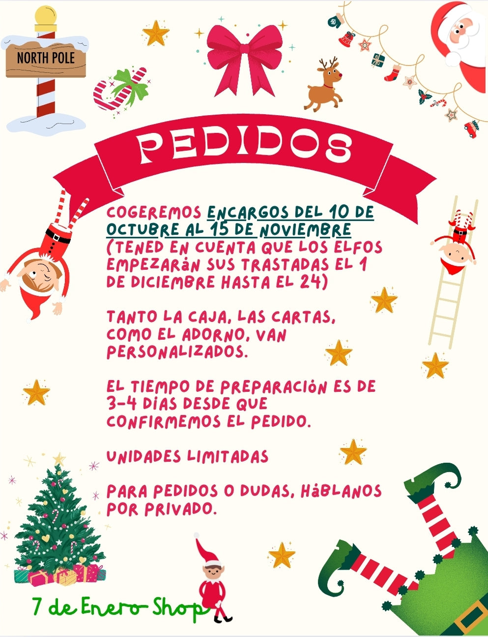 Caja elfo navidad